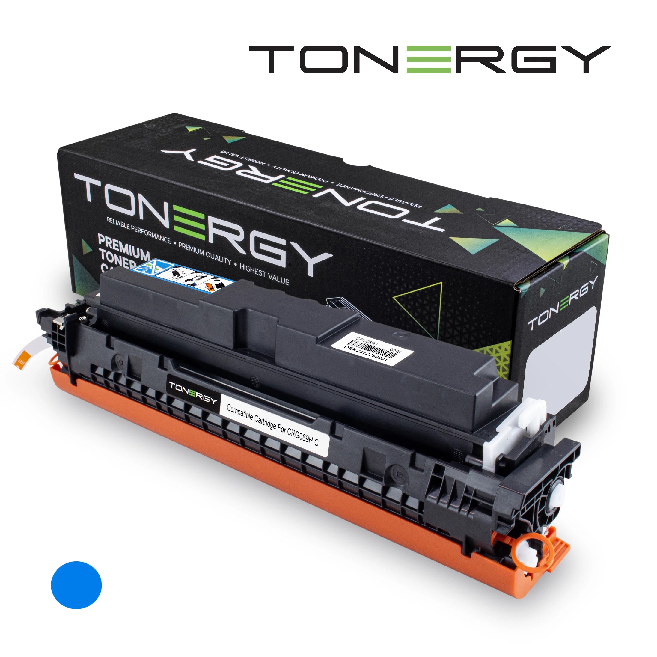 Tonergy съвместима Тонер Касета Compatible Toner Cartridge CANON 5097C002 CRG 069H Cyan, High Capacity 5.5k Tonergy съвместима Тонер Касета Compatible Toner Cartridge CANON 5097C002 CRG 069H Cyan, High Capacity 5.5k